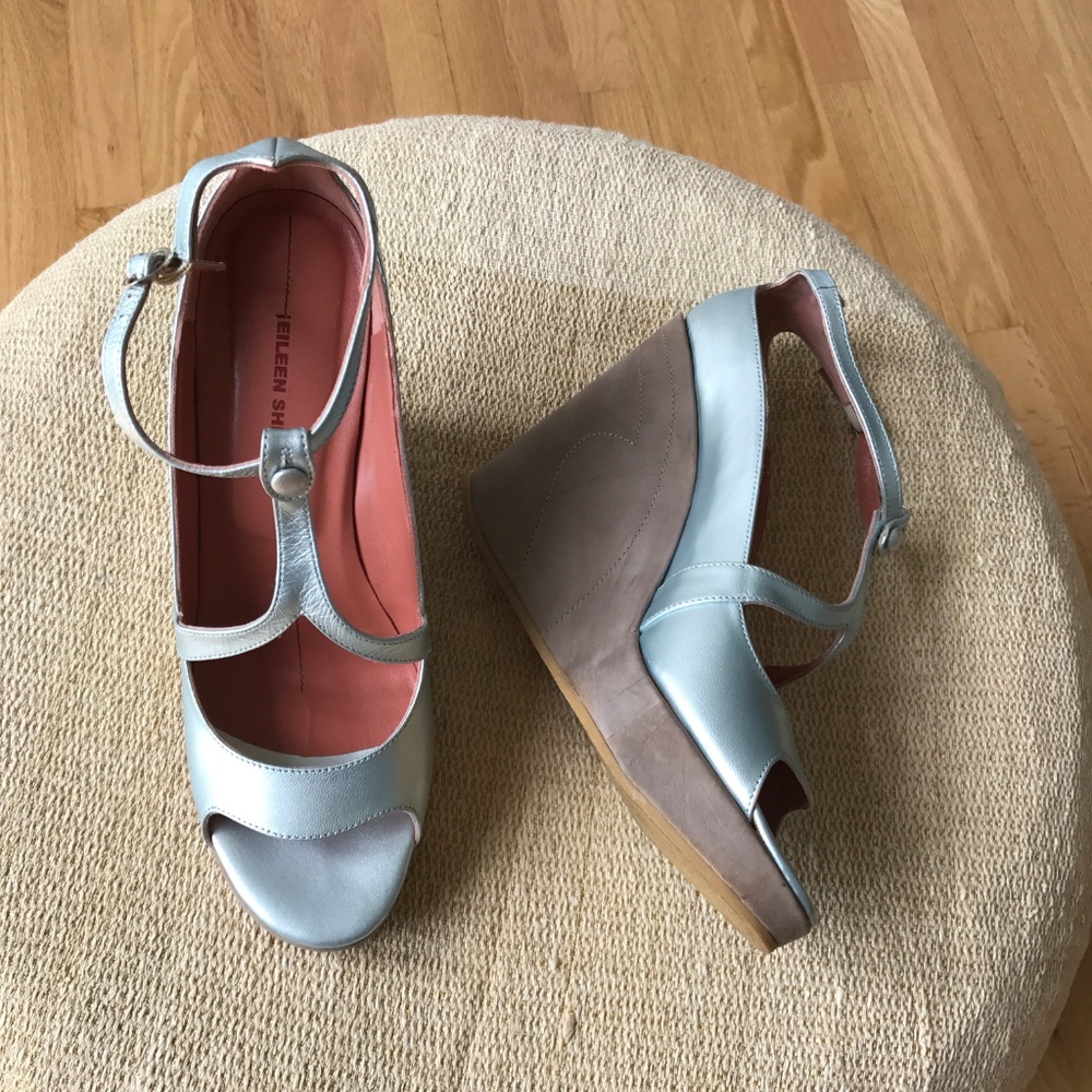 Anthropologie: Eileen Sheilds Silver Wedge